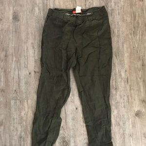 Dark green pants boot cut size M cartonnier brand